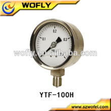 Quality OEM 4inch low pressure gauge for gas